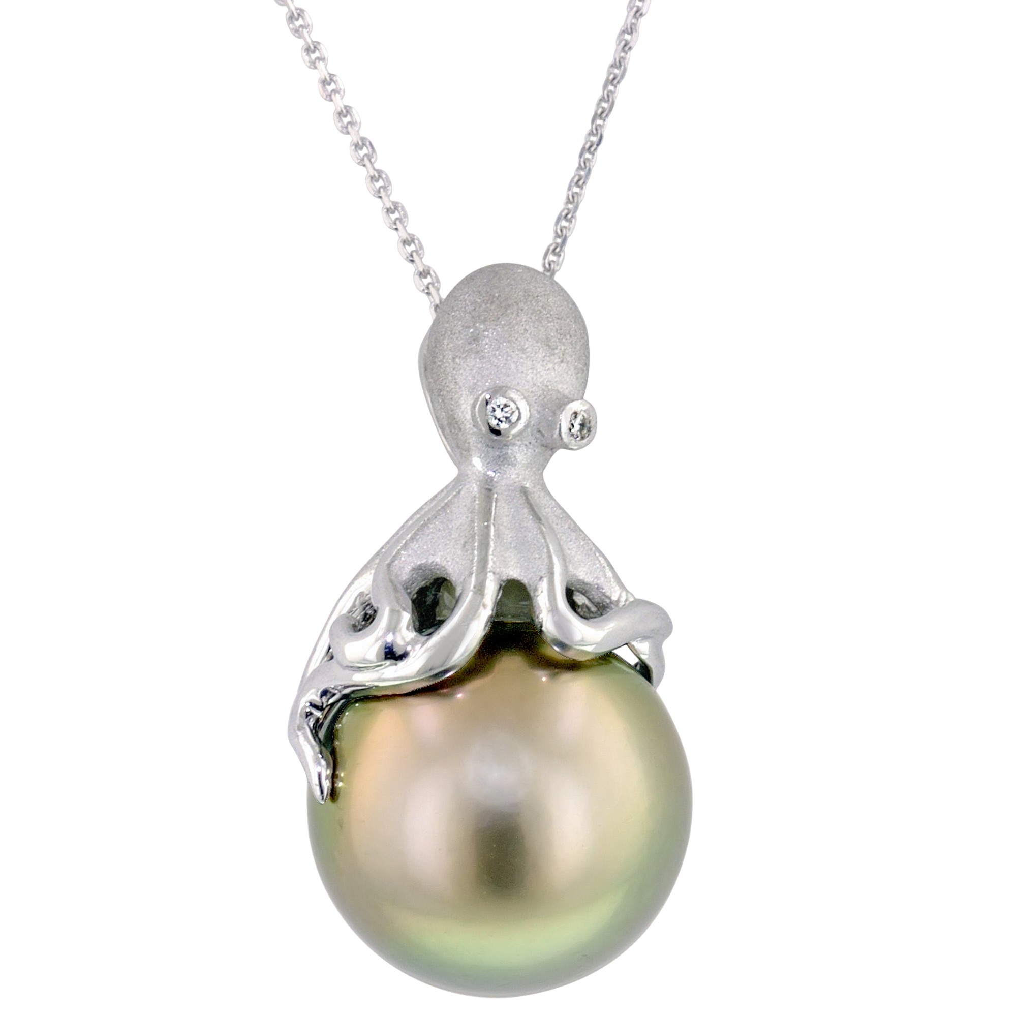 Octopus deals pearl pendant